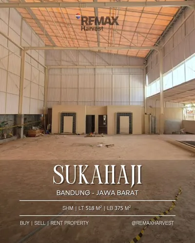 Disewakan Bangunan Lapang Sukahaji Bandung